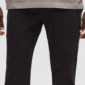 New W/ Tag! Men's Lululemon ABC Pull On Pants Warpstreme Black Athletic